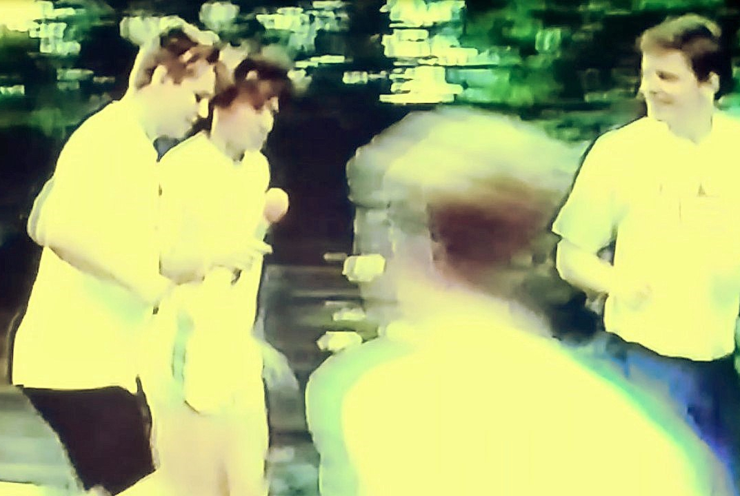 Suggs Carl Chas Smash Cathal Smyth Madness interview Peter Duncan Blue Peter 1985 TV BBC